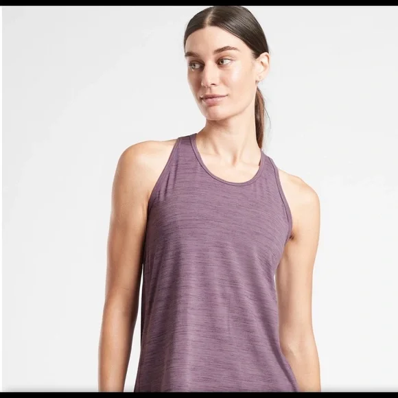 EUC-  Athleta Essence Space Dye Tie Back Tank SMALL - Picture 2 of 8
